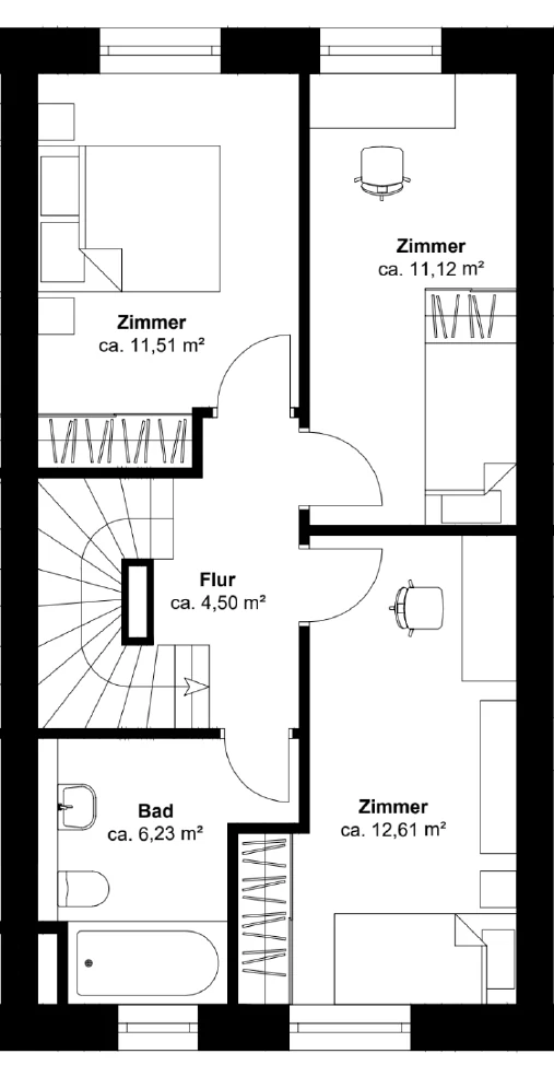 Grundriss Haus 3